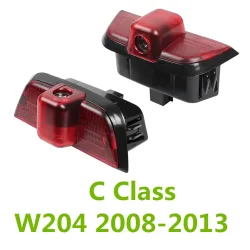 2PCS Für Mercedes Benz C KLASSE W204 2008 - 2013 C200 C260 C280 LED Auto Tür Willkommen Projektor Geister schatten Licht Zubehör