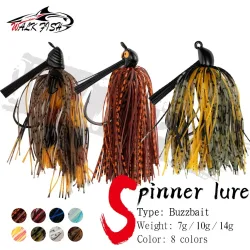 WALK FISH 7G 10G 14G Spinner Köder unkraut jig Bass jig Chatter köder angeln locken chatterbait Wobbler für Bass Fishing Tackle