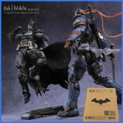 2026 Neuer Batman Arkham Knight Actionfigur LPZZ im Maßstab 1:12, Soldaten-Krieger-Edition, Batman Komplettset, 6-Zoll-Modellspielzeug
