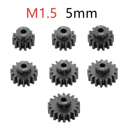 Stahl 5mm M1.5 Metallritzel Getriebemotor Getriebe 12T-18T für 1/8 1/10 TRAXXAS ARRMA LOSI RCCar Hochwertiges Motorzubehör