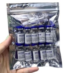 Blue Copper Peptide Lyophilized Powder Kit GHK-Cu Anti-Aging Straffung Anti-Falten Reparatur Hautbarriere Aufhellung Feuchtigkeitsspendend