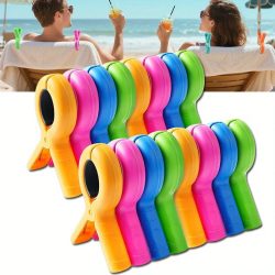 4/8 Stück Strandtuch-Clips für Strandstühle, Handtuchhalter-Clips für Stuhl, Pool auf Kreuzfahrt, robuste Wäscheklammern, starke Clips