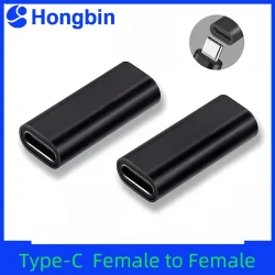 USB-C-Adapter, Buchse auf Buchse, USB-C-3.1-Kupplung zum Verbinden von zwei Typ-C-Kabeln, für Telefon, Tablet und Verlängerungsanschluss