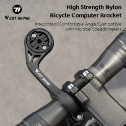 WEST BIKING Fahrradcomputerhalterung für Garmin/Bryton/Wahoo Tachometer, Fahrradbeleuchtung und Kamerahalterung, MTB-Rennradzubehör