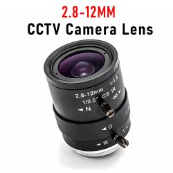 Hohe Qualität 2,8-12mm Varioobjektiv Manueller Zoom CS-Mount Für Industrielle Bildverarbeitung Kameraobjektiv HD Überwachungskameraobjektiv