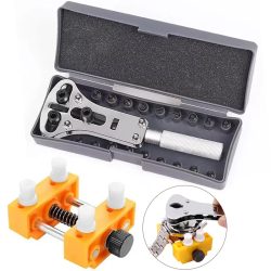 Einstellbare Uhrmacher Reparatur Werkzeuge Schraube Zurück Remover Schlüssel Uhr Zurück Fall Abdeckung Halter Opener Drei Backen Öffnen Abdeckung Werkzeug
