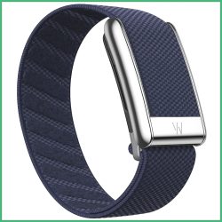 Whoop 5.0/PEAK/LIFE Nylon-Sportarmband mit Silbernem Metallrahmen & Buchstaben-Gravur