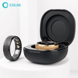 COLMI R10 Smart Ring mit Ladeetui für Männer und Frauen, Gesundheits- und Schlafmonitor, 5ATM wasserdicht, Multi-Sport-Modus