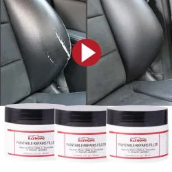 1/3 Stück Natürliche Leder-Reparaturpaste, Autoleder-Wiederherstellungspaste, überstreichbare Restaurierungscreme für Risse, Löcher und Verbrennungen