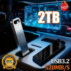 Neuer Metall-USB-Adapter Flash-Laufwerk USB 3.2 128GB 256GB 512GB Hochgeschwindigkeits-Metall-Mini-U-Disk Pendrive 1TB 2TB Speicherstick