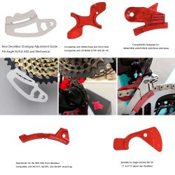 Schaltwerk-Kettenlappen-Einstellführung vorne und hinten ? passend für MTB XX1 XO1 GX NX AXS und Rennrad XPLR RED RIVAL E1 AXS