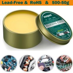 Lotflussmittelpaste für Elektronik, kein sauberes Flussmittel, bleifreie Lötplatinen, Kupfer, elektrischer Draht, sichere Schweißpaste
