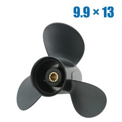 Propeller 9,9 x13 für Tohatsu 20HP-30HP 3 Klingen Aluminium Legierung Propeller 10 Zahn 346-64104-5 3R0-64527-0 3R0B645270