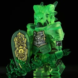 Transparente Anime-Figur ?Dead Dragon Knight?, Bausteine, Peripheres Modell, zum Zusammenbauen, als Schreibtischdeko, Geburtstagsgeschenk, Spielzeug.