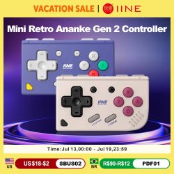 Retro Mini-Gamepad für Nintendo Switch 2/1 iOS Android PC Tablet IINE Tragbarer Controller E-Book PPT Kurzvideo Seitenumblätterung