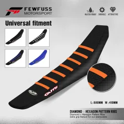 FEWFUSS Universal-Sitzbezug mit geripptem Greifer, wasserdicht, Set, Schutz, rutschfest, verärgert, für SXF EXC KXF CRF YZF WR TC TE