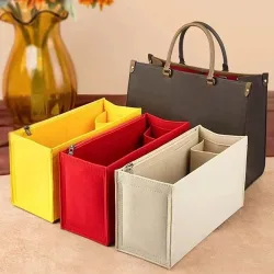 Strapazierfähiger Filz-Handtaschen-Einsatz zur Aufbewahrung und Organisation, tragbarer Taschen-Organizer für LV Onthego