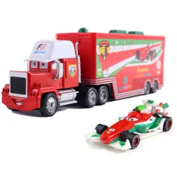 Pixar Cars Truck Geburtstagsgeschenke Mobilisierung Jackson Coole Schwester Francisc Container-Truck-Set Automodell Spielzeug-LKW-Ornamente