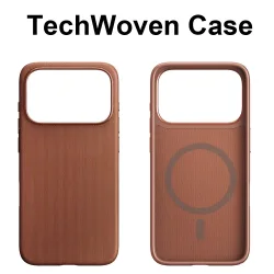 Luxuriöse TechWoven Magnetische Adsorptions-Handyhülle für iPhone 17 16 15 14 13 18 Pro Max TechWoven für Magsafe Kabelloses Laden