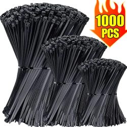 1000/pcs Nylon Kabelbinder selbstsicher nde Kabelbinder Gurte verstellbare Kabel Befestigungs schlaufe Home Office Draht Kabelbinder Großhandel