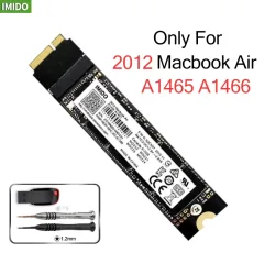 MacBook SSD-Festplatte für Laptop 512 GB 256 GB kompatibel mit Air 2012 A1465/66 Disk mit großer Kapazität Imido Store SSD