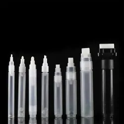 NONE, Nachfüllbare Tinte Kunststoff wiederholbar verwenden transparente Farbe Stift Zubehör leere Stange Graffiti Stifte flüssige Kreide Marker