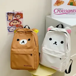 Heißer Verkauf: Niedlicher Rilakkuma-Bären-Rucksack ? Große Kapazität, Anime-Cartoon-Design, Stylische Schultasche aus Nylon, Schultertasche