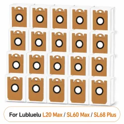 Staubbeutel für Lubluelu D3 Selbstentleerungsstation kompatibel mit Lubluelu L20 Max, Lubluelu SL60 Max, Lubluelu SL68 Plus Staubsaugerteile Ersatzzubehör