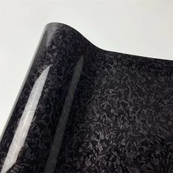 Glänzend schwarz geschmiedete Carbon Vinyl Wrap Auto Motorrad selbstklebende Aufkleber geschmiedete Carbon Karbon Karosserie Film Tuning Wrapping Folie