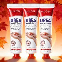 3/5 Stück SADOER 10% Urea Anti-Riss-Handcreme Panthenol HA Tiefenwirksame Feuchtigkeitspflege Verbessert Trockenheit Repariert Rissige Hände Hautpflege 30g