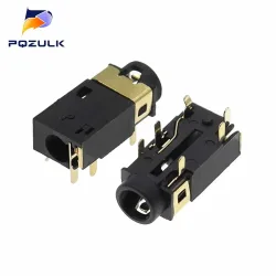 10pcs PJ-342 3,5mm kopfhörer buchse pj342 6pin audio buchse sinking plate smd vergoldeter stecker
