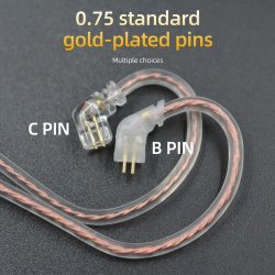 KZ Original Kabel Hochreines Kupfer Twist Kopfhörerkabel Für ZS3 ZS4 EDX ZSN ZST ASX EDX ZSX CA4 C12 C16 ZAX C10