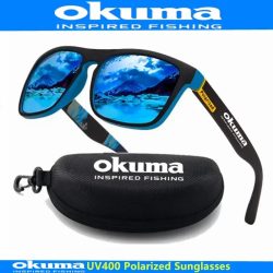 Okuma Polarisierte Sonnenbrille UV400 für Männer und Frauen, Outdoor-Jagd, Angeln, Fahrradfahren, Sonnenbrille mit optionaler Box