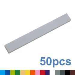 50 stücke Glatte 1x8 DIY Bausteine Figur Ziegel 10 Farben Pädagogisches Kreative Größe Kompatibel Mit 4162 Spielzeug für Kinder