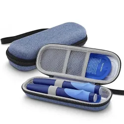 Langlebige EVA Insulin-Kühltasche Wasserdichte Thermisch Isolierte Stifttasche Gekühlte Kühltasche für Diabetiker