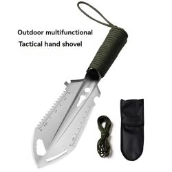 NEUE Camping Tragbare Ingenieursschaufel, Feldüberlebenswerkzeuge, Outdoor Edelstahl Multifunktionale Kleine Handschaufel