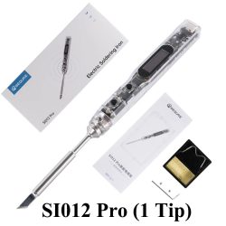 SEQURE SI012 Pro mit 1-Spitzen-Set, hochwertiger USB-C-Lötkolben mit sofortiger Wärme ? geeignet für T12 | TS Tips unterstützt PD3.0