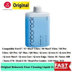 Roborock, Original Roborock Bodenreinigungslösung 1L für S8 MaxV Ultra S8 Pro Ultra S7 Maxv Ultra Qrevo Curv Q Revo S Saros 10/10R/Z70