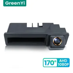 Grün Y i 170 °   AHD 1080P Auto Rückansicht Kamera für Audi A3 8P A6 C6 A1 Q7 A4 B7 B6 S5 A6L Q5 Nachtsicht Reverse Rückfahr Fahrzeug
