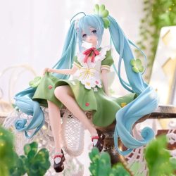 Hatsune-Miku-Figur im niedlichen Stil für hübsche Mädchen, vierblättriges Kleeblatt, Blumenfee-Modell, dekorative Sammlerstücke ? tolles Geburtstagsgeschenk