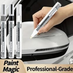 Auto-Kratzer-Reparaturstift - Selbstbedienungs-Lackstift für Autos, geeignet zur Reparatur von Kratzern auf Armaturenbrettern, Autotüren, Zierleisten, Knöpfen und Schalterbereichen, einfach zu