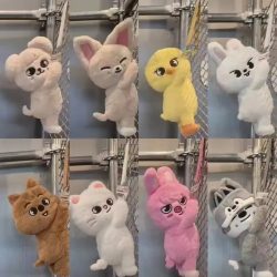 Kpop SKZOO Plüsch Cartoon Regenliebe Be Stray Kids Plüschtier Umhängetasche Liebesbär Geschenk für Kinder Rucksack Weihnachtsgeschenk