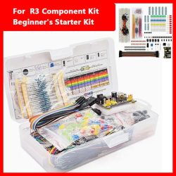 Elektronische Komponenten Elektrolytkondensator Widerstand LED 830-Loch-Breadboard-Kit MB-102 für UNO R Component Pack Anfängerstart