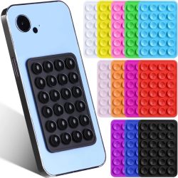 Silikon-Saugnapf-Telefonhalter-Halterung, doppelseitig, starker Griff, freihändige Hülle für Selfies, Videos, Dusche, universeller Telefonständer