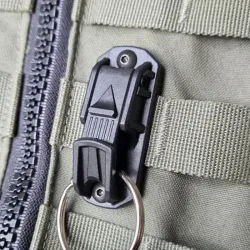 Multifunktionaler Rucksack-Gürtelclip, robuster Halterhaken, Schlüsselclip für Gürtel, für Rettung, Überleben, Outdoor, Camping, Wandern