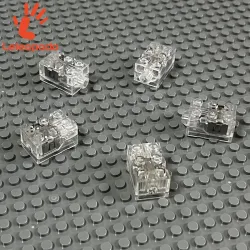 2025 neue 1/2/5 stücke MOC Farben 3x2 Dot LED Licht mit Batterie Spielzeug Zubehör Licht-Emittierende DIY Kompatible Bausteine Kinder