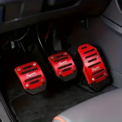 3 manuelle rutschfeste Autopedale ? Ergonomisch gestaltet, langlebig, geeignet für Drosselklappe, Bremse und Schaltgetriebe