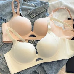 2026 Unsichtbarer Push-Up BH für kleine Brüste mit 3D-Wabentechnologie, bügellos, nahtloser Bralette (A-B Cup), hautfreundlich
