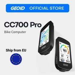 GEOID CC700Pro Fahrradcomputer Kabelloser Farb-Touchscreen Fahrrad-Tachometer Kartennavigation Radfahren Tachometer Kilometerzähler