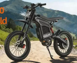 Bibuff GT600 Elektrisches Offroad-E-Bike 7500W Spitzenleistung 72V 30AH Lithium-Batterie 24